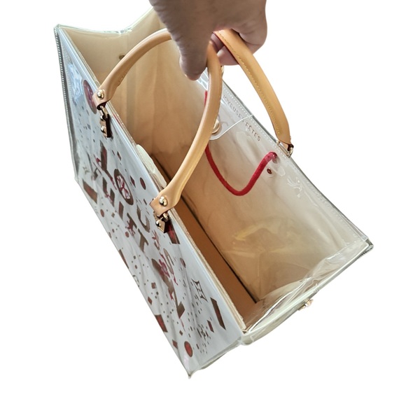 Louis Vuitton Immortalized Red and Gold Holiday Edition Tote Bag - Picture 2 of 2